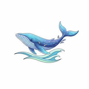 Free Fantasy Whale Clipart Template to Edit Online