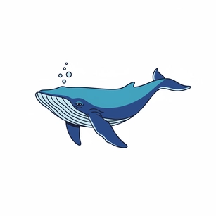Free Underwater Whale Clipart Template to Edit Online
