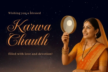Free Karwa Chauth Sargi Postcard Design Template to Edit Online