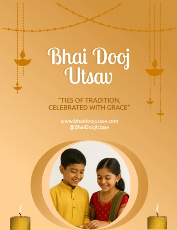 Free Elegant Festival Bhai Dooj Flyer Template to Edit Online