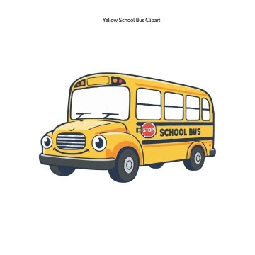 Free Yellow School Bus Clipart Template to Edit Online