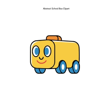 Free Abstract School Bus Clipart Template to Edit Online