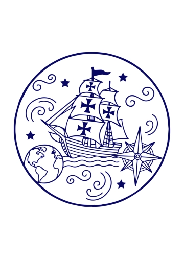 Free Columbus Day Drawing Stamp Template to Edit Online