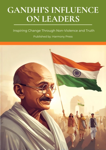 Free Gandhi’s Influence on Leaders Cover Page Template to Edit Online