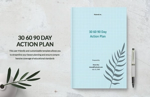 30 60 90 day Action Plan Sample Template