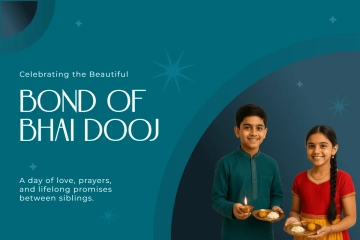 Free Bonding Moment Bhai Dooj Post Card Template to Edit Online