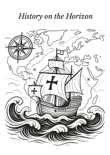 Free Aesthetic Columbus Day Drawing Template to Edit Online