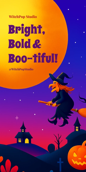 Free Colorful Halloween Banner Sign Template to Edit Online