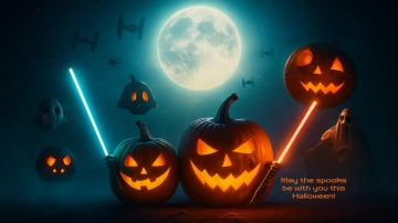 Free Star Wars Halloween Background Template to Edit Online