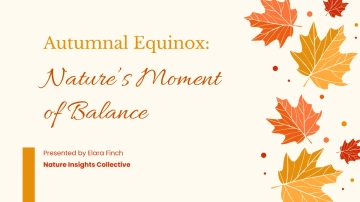 Free Autumnal Equinox  Presentation Template to Edit Online