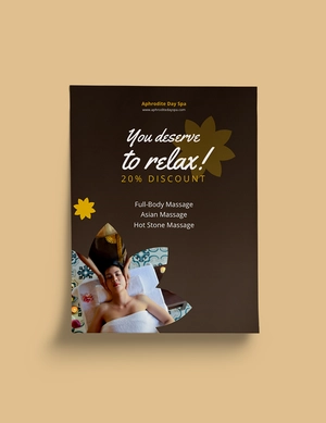 Spa Discount Flyer Template