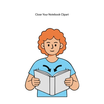 Free Close Your Notebook Vector Clipart (PNG, SVG) to Edit Online
