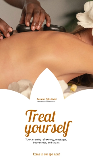 Hotel Spa Whatsapp Post Template