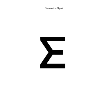 Free Summation Clipart Template to Edit Online