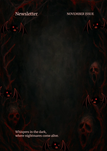Free Creepy Halloween Email Background Template to Edit Online
