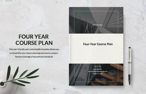 Four Year Course Plan Template