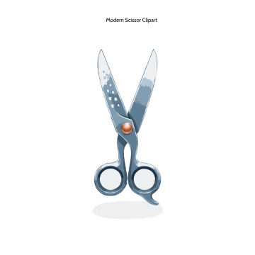 Free Modern Scissor Clipart Template to Edit Online