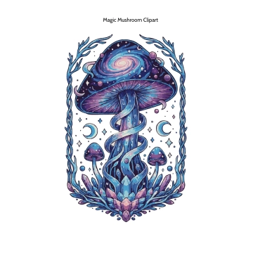 Free Magic Mushroom Clipart Template to Edit Online