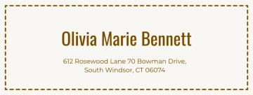 Free Address Label Layout Template to Edit Online