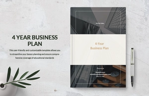 4 year business Plan Template 4 year business Plan Template