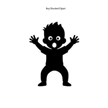 Free Boy Shocked Clipart Template to Edit Online