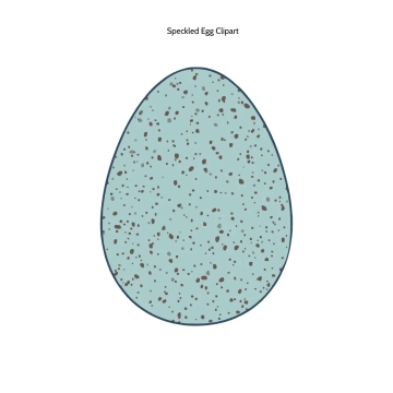 Free Speckled Egg Clipart Template to Edit Online