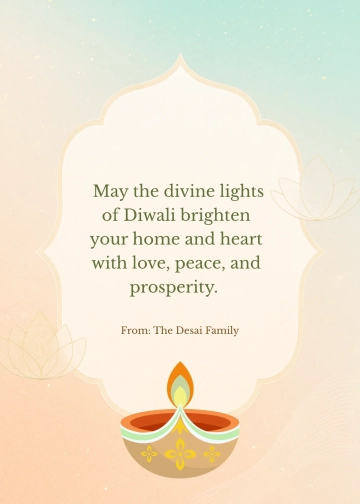 Free Blank Diwali Messages Wishes Template to Edit Online