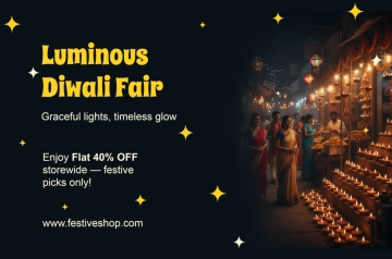 Free Elegant Diwali Banner Template to Edit Online Free Elegant Diwali Banner Template to Edit Online