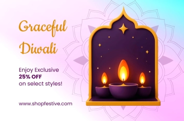 Free Minimalist Diwali Banner Template to Edit Online Free Minimalist Diwali Banner Template to Edit Online