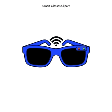 Free Smart Glasses Vector Clipart (PNG, SVG) to Edit Online