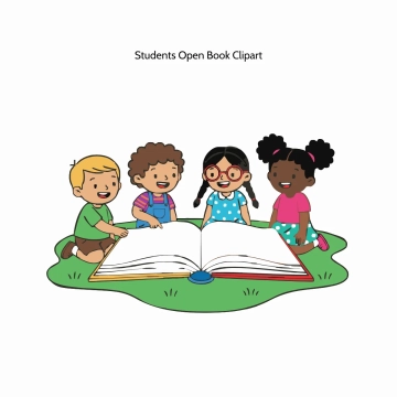 Free Students Open Book Vector Clipart (PNG, SVG) to Edit Online