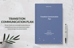 Transition Communication Plan Template