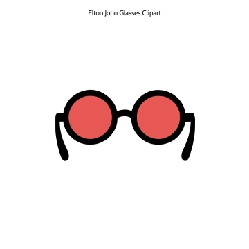 Free Elphaba Glasses Vector Clipart (PNG, SVG) to Edit Online