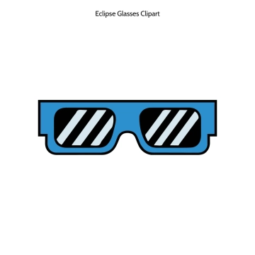 Free Eclipse Glasses Vector Clipart (PNG, SVG) to Edit Online