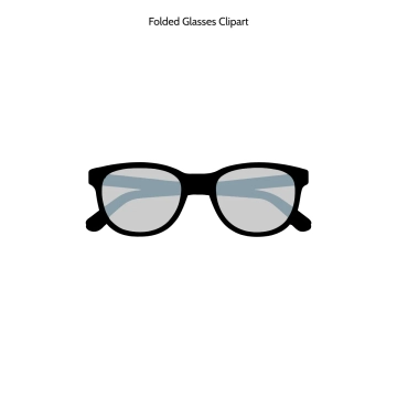 Free Folded Glasses Vector Clipart (PNG, SVG) to Edit Online