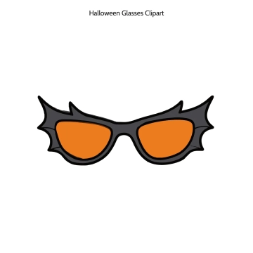 Free Halloween Glasses Vector Clipart (PNG, SVG) to Edit Online