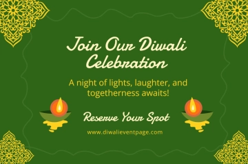 Free Diwali Event Banner Template to Edit Online