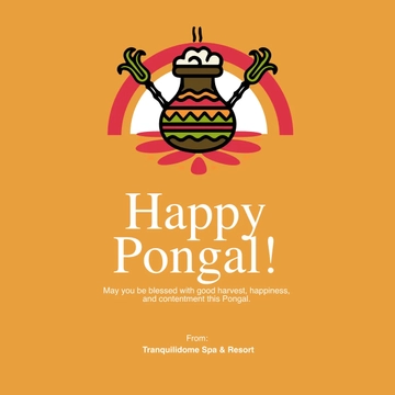 Free Pongal Quote Linkedin Post Template to Edit Online Free Pongal Quote Linkedin Post Template to Edit Online