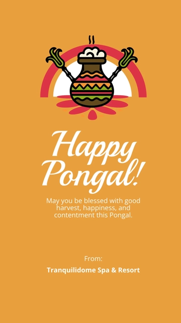 Free Pongal Quote Instagram Story Template to Edit Online Free Pongal Quote Instagram Story Template to Edit Online