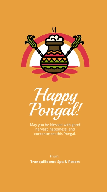 Free Pongal Quote Whatsapp Post Template to Edit Online Free Pongal Quote Whatsapp Post Template to Edit Online
