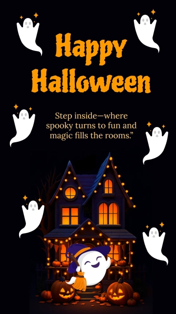 Free Happy Halloween Wallpaper Quote Template to Edit Online Free Happy Halloween Wallpaper Quote Template to Edit Online
