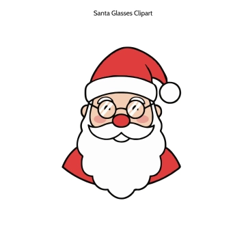 Free Santa Glasses Vector Clipart (PNG, SVG) to Edit Online Free Santa Glasses Vector Clipart (PNG, SVG) to Edit Online