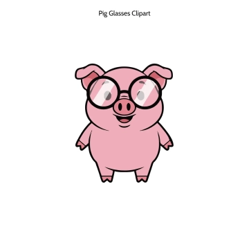 Free Pig With Glasses Vector Clipart (PNG, SVG) to Edit Online Free Pig With Glasses Vector Clipart (PNG, SVG) to Edit Online