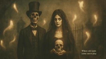 Vintage Halloween Desktop Wallpaper Template