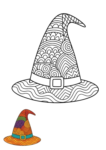 Free Mindful Halloween Color Page Template to Edit Online