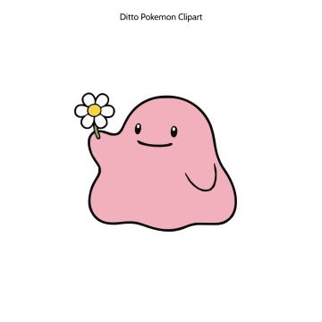 Free Ditto Pokemon Vector Clipart (PNG, SVG) to Edit Online