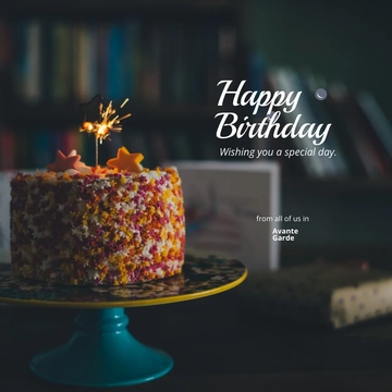 Free Happy Birthday Instagram Post Template to Edit Online