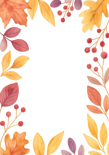 Free Autumn Border Template to Edit Online Free Autumn Border Template to Edit Online