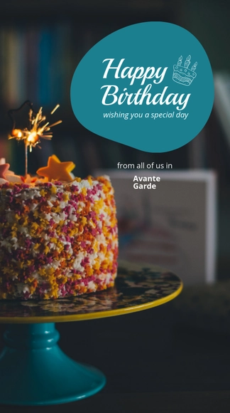 Free Happy Birthday Snapchat Geofilter Template to Edit Online
