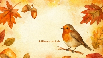 Free Autumn Watercolor Desktop Background Template to Edit Online Free Autumn Watercolor Desktop Background Template to Edit Online